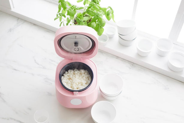 GreenChef Go Grains! Rice & Grains Cooker – Pink+ GreenPan Melamine Sponge