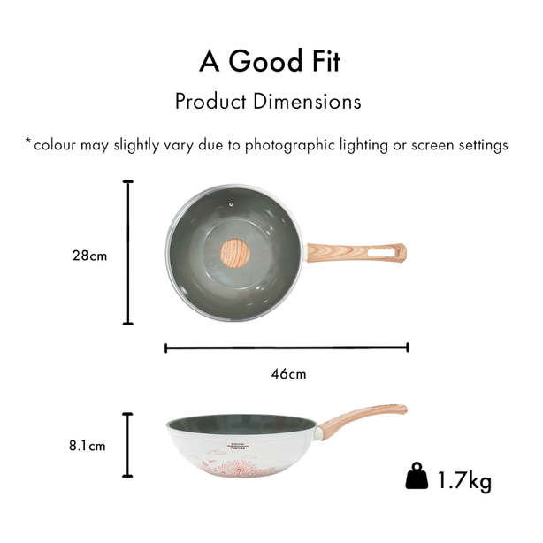 La Gourmet Bundle Deal - Shogun Ceragan SG60 28 cm Wok + 1.8L Seamless Electric Kettle + 600ML Tritan Bottle
