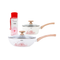 La Gourmet Bundle Deal - Shogun Ceragan SG 60 18cm Saucepan + 24 cm Wok + 600ML Tritan Bottle
