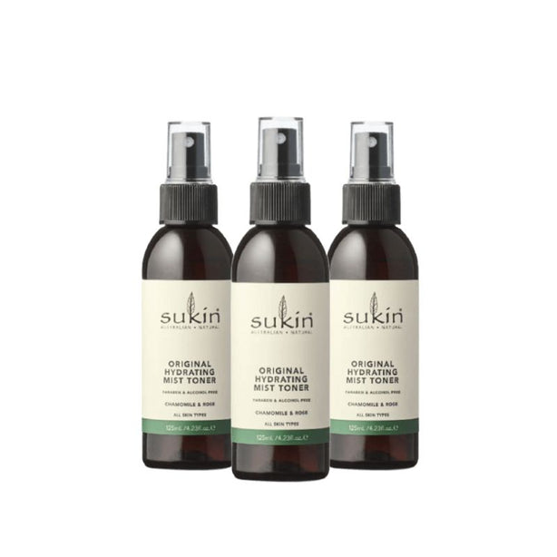 Sukin Hydrating Mist Toner 125ml (Bundle of 3)