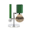 MUHLE Hexagon Forest Shaving Set with Safety Razor & Silvertip Badger Shaving Brush