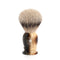 MUHLE Classic, High-Grade Resin Horn Brown, Size M 21mm Silvertip Badger Shaving Brush