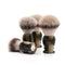 MUHLE Classic, High-Grade Resin Horn Brown, Size M 21mm Silvertip Badger Shaving Brush