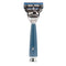 MUHLE Rytmo, Petrol, Shaving Set with bowl, Safety Razor & Pure Badger Shaving Brush