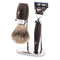 MUHLE Kosmo Bog Oak Shaving Set with Gillette® Fusion™ 5 Razor & Fine Badger Shaving Brush