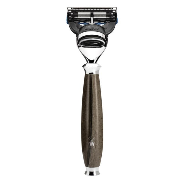 MUHLE Purist, Grained Beech, Gillette® Fusion™ 5 Razor
