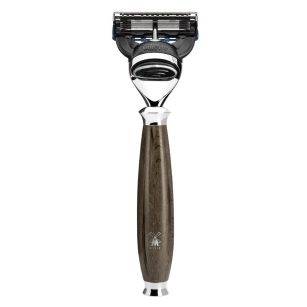 MUHLE Purist, Grained Beech, Gillette® Fusion™ 5 Razor