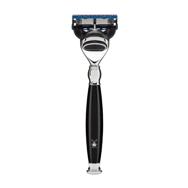 MUHLE Sophist, High-Grade Resin Black, Gillette® Fusion™ 5 Razor