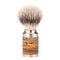 MUHLE Rocca, Stainless Steel Birch Bark, Silvertip Fibre® Shaving Brush