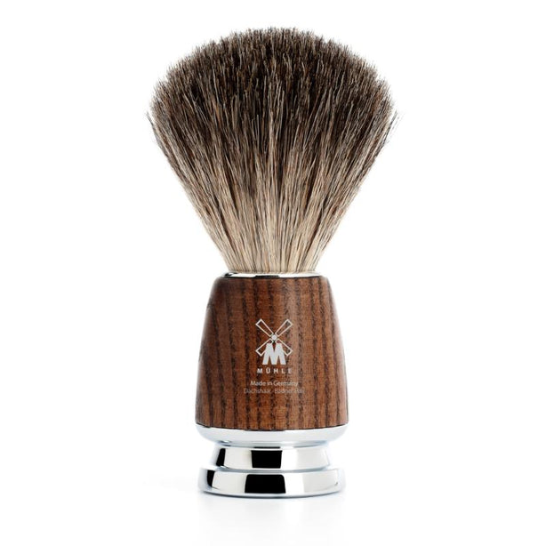 MUHLE Rytmo, Steamed Ash, Pure Badger Shaving Brush