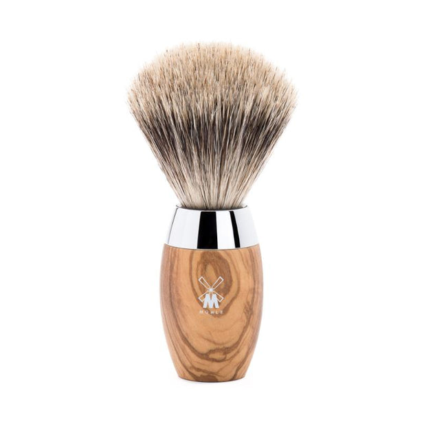 MUHLE Kosmo, Olive Wood Fine Badger Shaving Brush