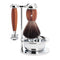 MUHLE Vivo, Plum Wood, Shaving Set with bowl, Safety Razor, Black Fibre Brush