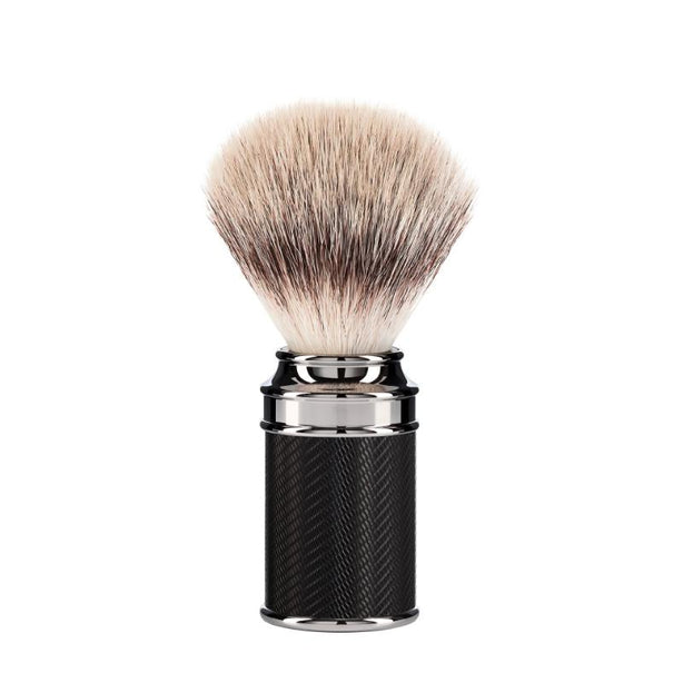 MUHLE Traditional, Chrome-plated Metal Black, Silvertip Fibre® Shaving Brush