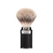MUHLE Traditional, Chrome-plated Metal Black, Shaving Set - Safety Razor, Silvertip Fibre® Shaving Brush