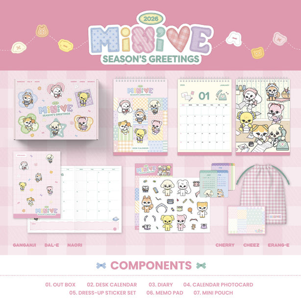 MINIVE 2026 SEASON'S GREETINGS(International Shipping)