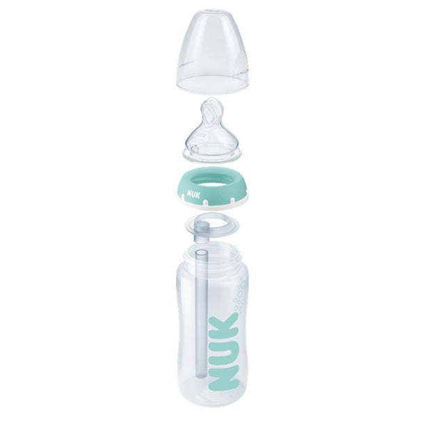NUK Anti-Colic Professional Temperature Control Baby Bottle with Silicone Teat 300ml | Bundle of 2