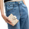 Coach Medium Corner Zip Wallet With Floral Print - Chalk Multi CFA17