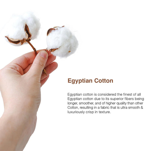 Bellami Hotel De Luxe Speedy Egyptian Cotton Bedding Set with Triple Embroidery Stitch
