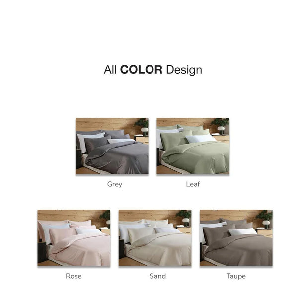 Bellami Heirloom Basic Solid 2.0 1300TC Tencel Organic Cotton Bedding Set