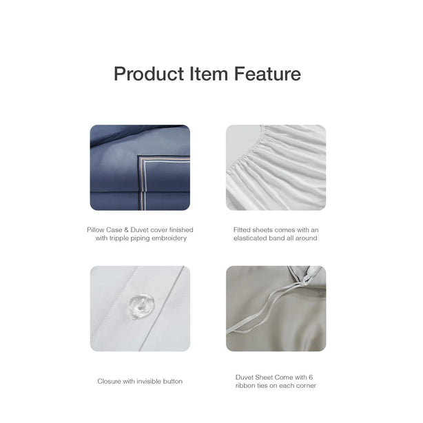 Bellami Hotel Collection Speedy 2.0 1000TC Egyptian Cotton Bedding Set