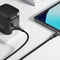 Acefast C22-02 USB-C to 2*USB-C 100W Aluminum Alloy Charging Data Cable - Black