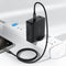 Acefast C23-03 USB-C to USB-C 60W Intelligent Power-Off Charging Data Cable (1.2m) - Black