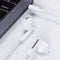 Acefast L14 3.5mm Semi-In-Ear Wired Earphones With Mic - White