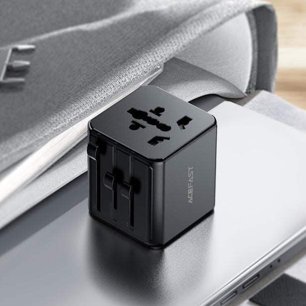 Acefast Z11 Global Travel AC Conversion Adapter - Black