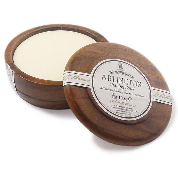 D.R. Harris Arlington Shaving Gift Set in Mahogany Bowl