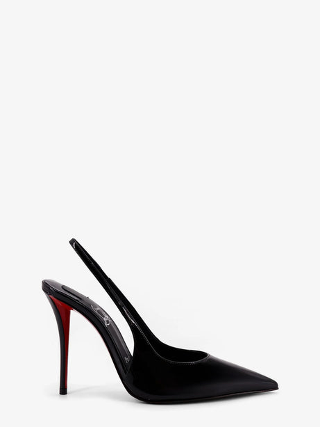 Christian Louboutin Miss Z patent leather slingback décolleté - Black