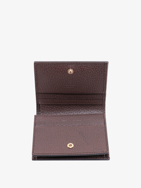 Gucci GG Supreme canvas and leather wallet - Acero