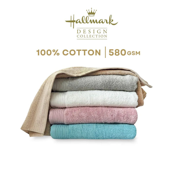 Hallmark Pure Cotton Sponge Weaved Towel Bundle Set