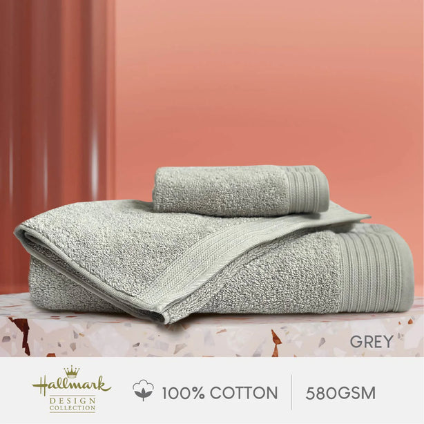 Hallmark Sensoft Sponge Bath + Hand + Face Towel Set
