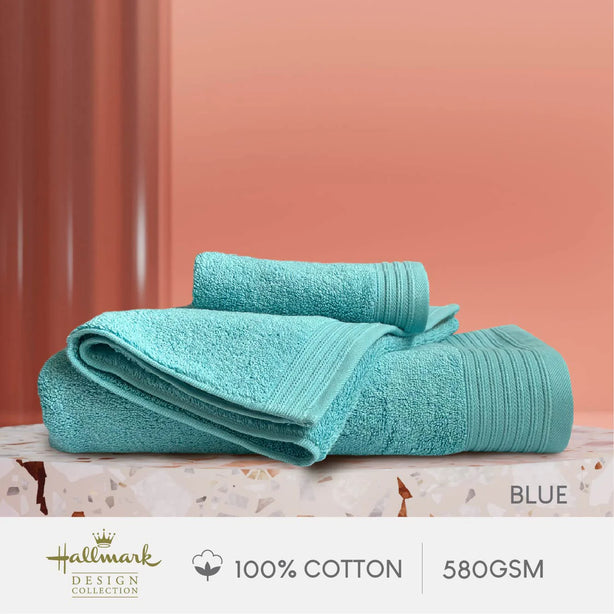Hallmark Sensoft Sponge Bath + Hand + Face Towel Set