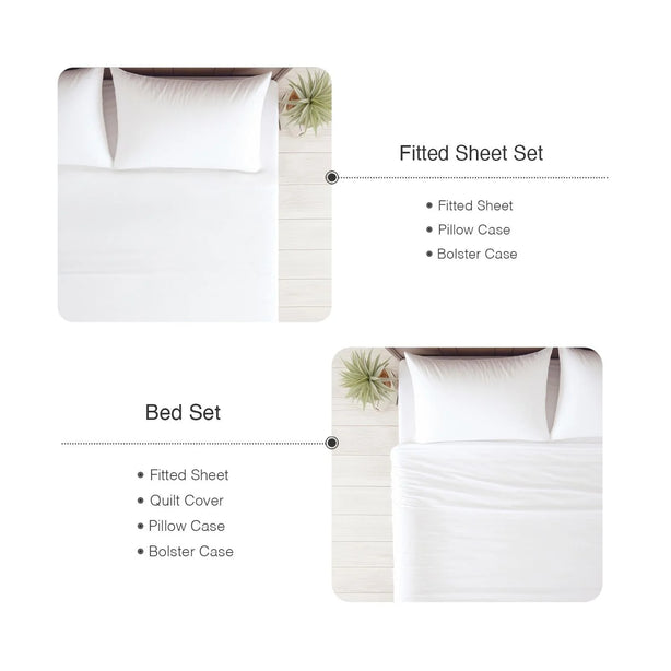 Intero Lumier Micro Tencel Solid Eniz Bedding Collection - 1500TC