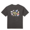 BT21 Women Graphic Short Sleeve T-Shirt Dark Charcoal(International Shipping)