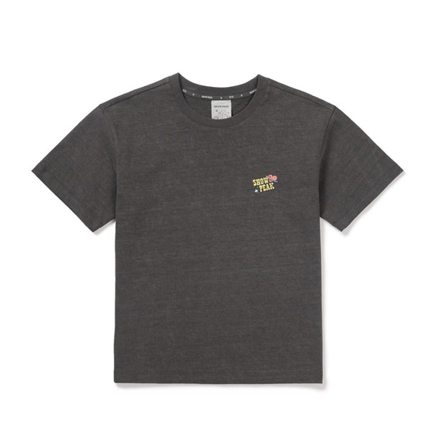 BT21 Kids Graphic Short Sleeve T-Shirt Dark Charcoal(International Shipping)