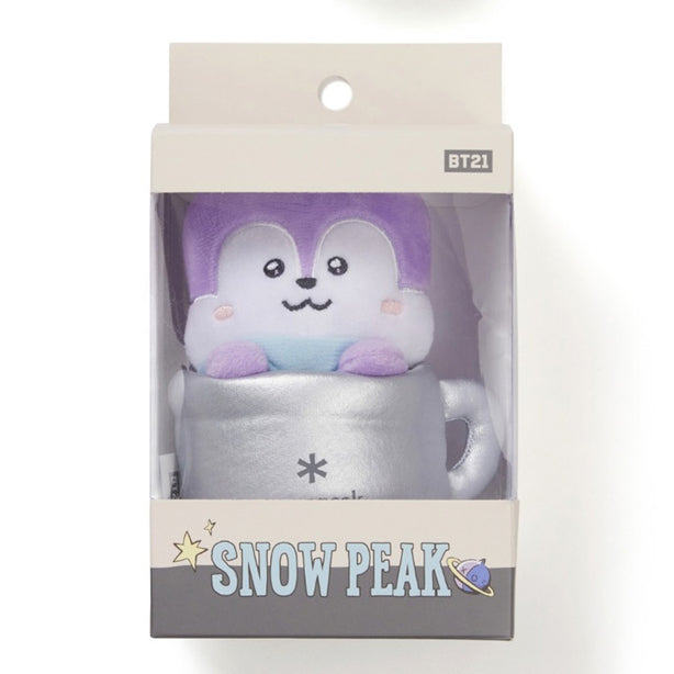 BT21 x Snow Peak 7-Piece Plush Cup Holder Set(International Shipping)