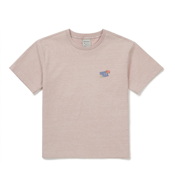 BT21 Kids Graphic Short Sleeve T-Shirt Light Pink(International Shipping)