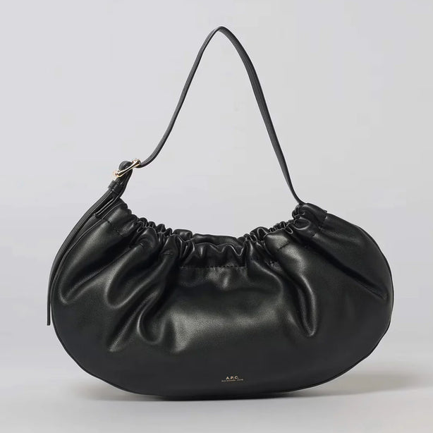 A.P.C. Sac Ninon Hoop Bag Black RS-PUAAT-F67049