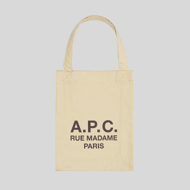 A.P.C. Lou Rue Madame Small Tote Bag Beige RS-COHMN-M67065