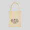 A.P.C. Lou Rue Madame Small Tote Bag Beige RS-COHMN-M67065
