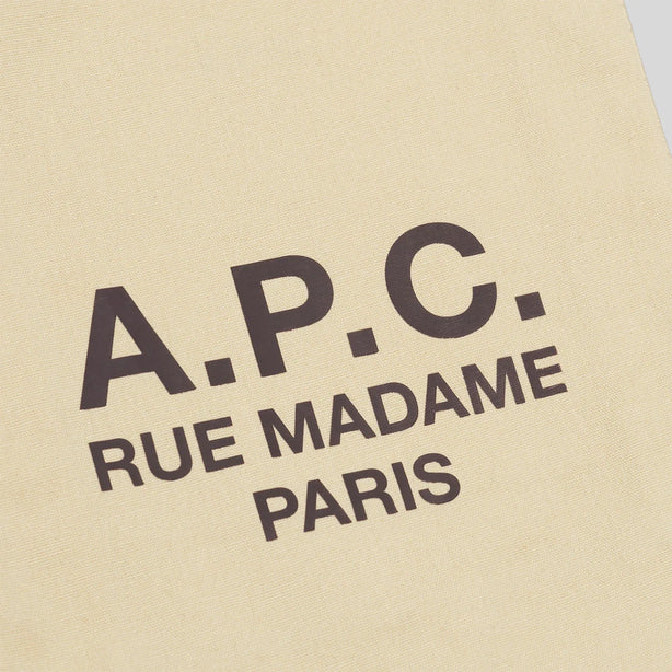 A.P.C. Lou Rue Madame Small Tote Bag Beige RS-COHMN-M67065