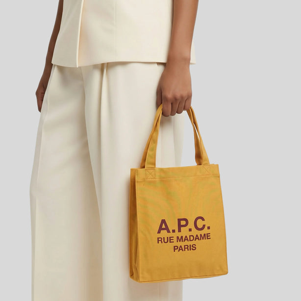 A.P.C. Lou Rue Madame Small Tote Bag OCRE RS-COHMN-M67065