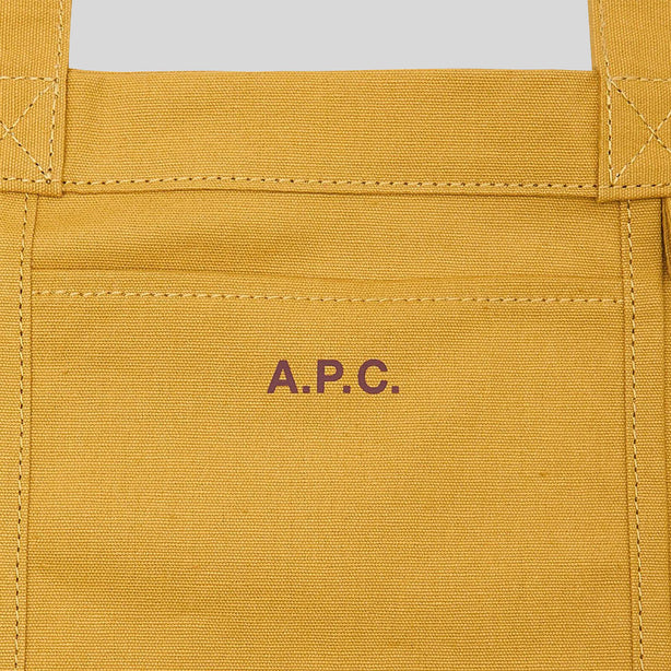 A.P.C. Lou Rue Madame Small Tote Bag OCRE RS-COHMN-M67065