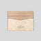 COACH Slim Id Card Case In Signature Canvas Sand/Taupe RS-CZ286