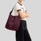 COACH Hadley Large Shoulder Bag Dark Wine RS-CCD65