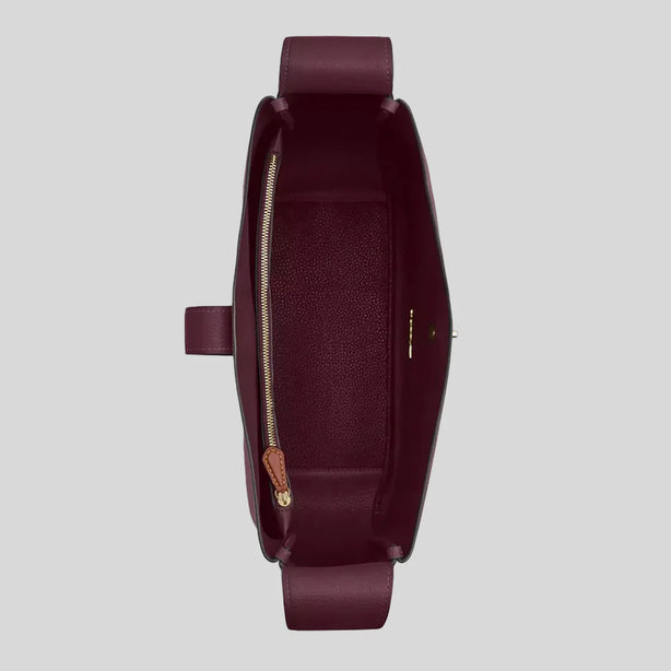 COACH Hadley Large Shoulder Bag Dark Wine RS-CCD65