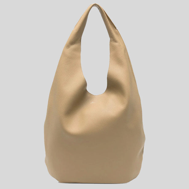A.P.C. Le Neige Grained Leather Bag Cashew RS-PXCBC-F67008