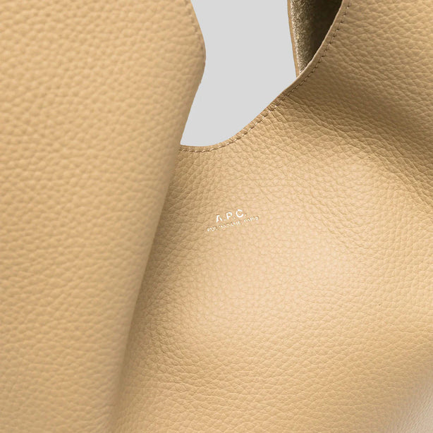 A.P.C. Le Neige Grained Leather Bag Cashew RS-PXCBC-F67008